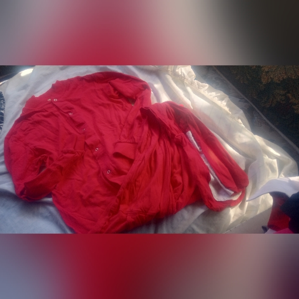 Men's Red Footed Pajamas